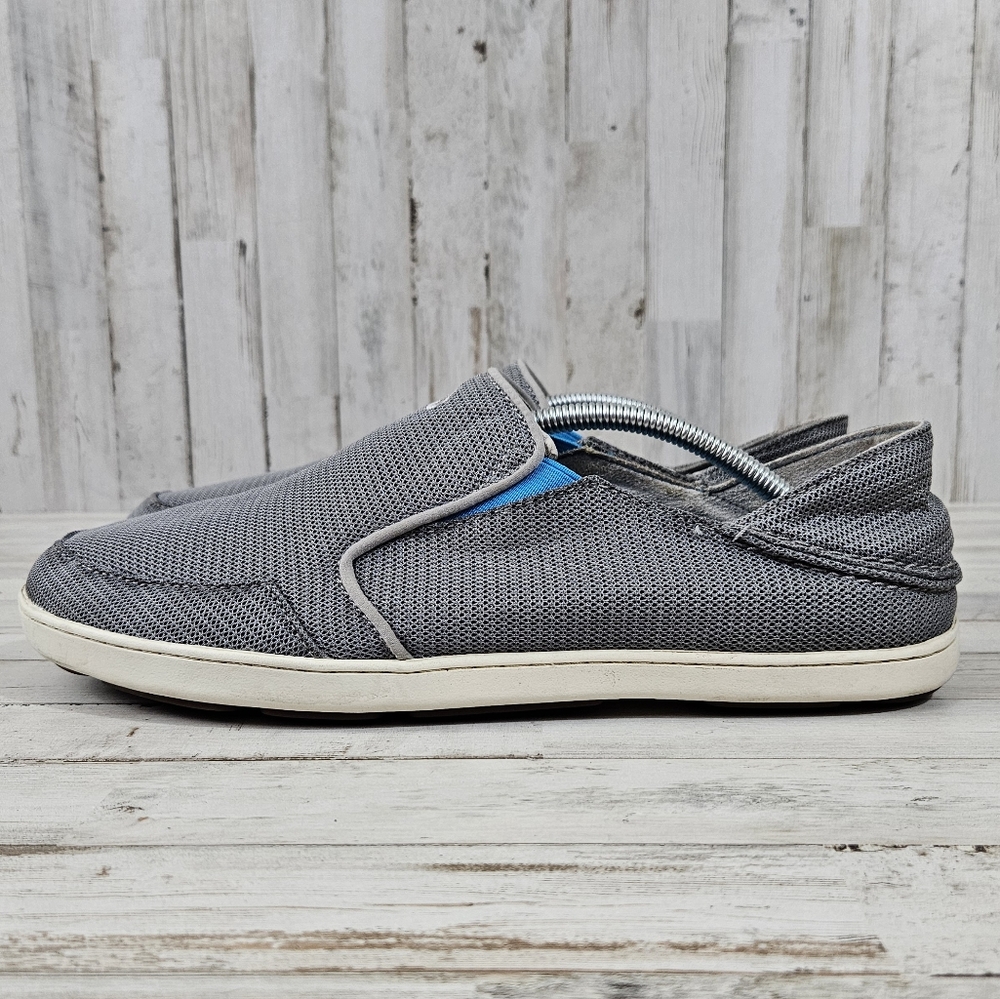 Olukai Nohea Mesh Slip On Loafer Shoes